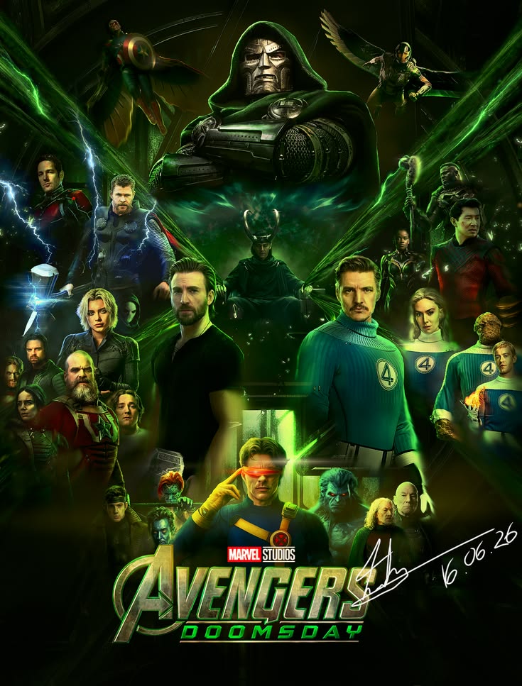 Avengers: Doomsday Official Theatrical Poster Leak featuring Doctor Doom